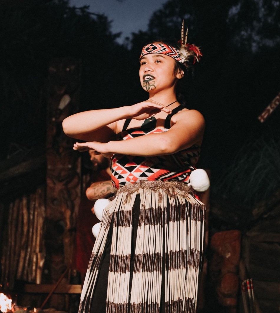 Maori girl in Nz
